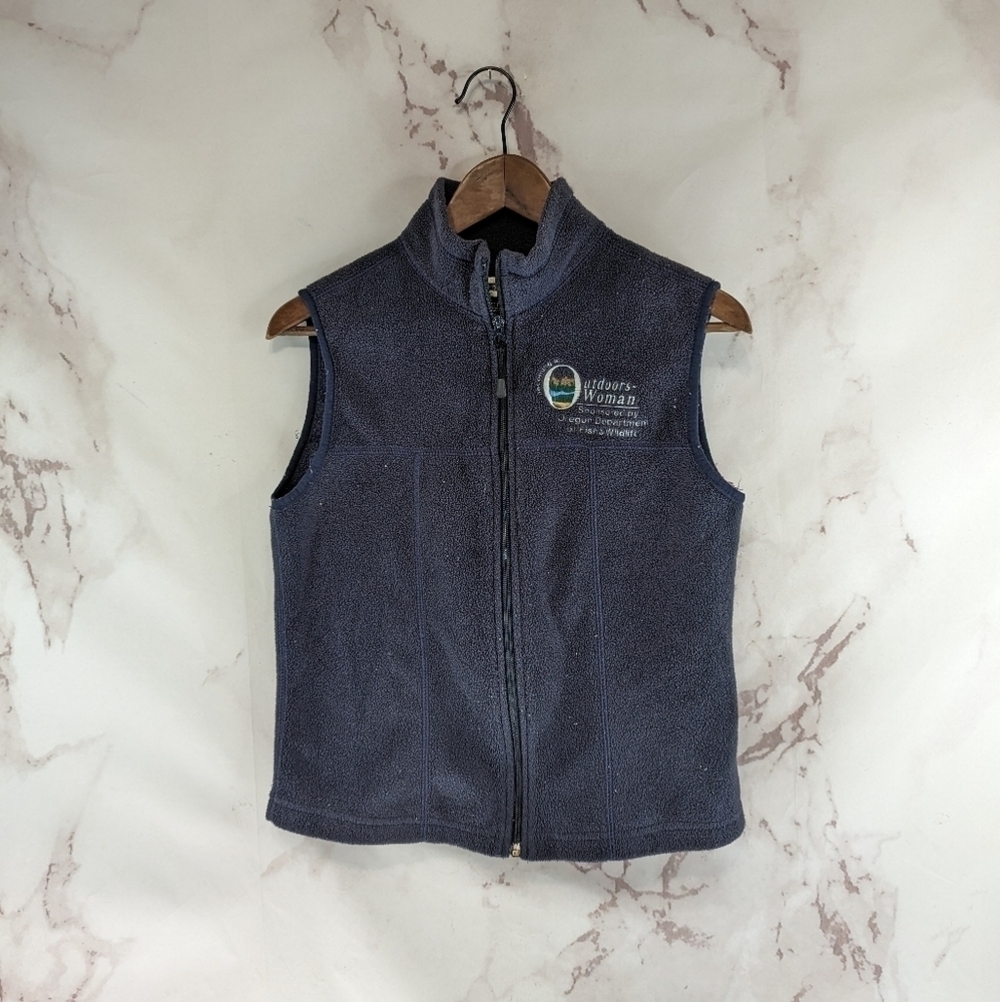 Oregon Department Fish Wildlife Vest Women Small Blue Outdoors ODFW